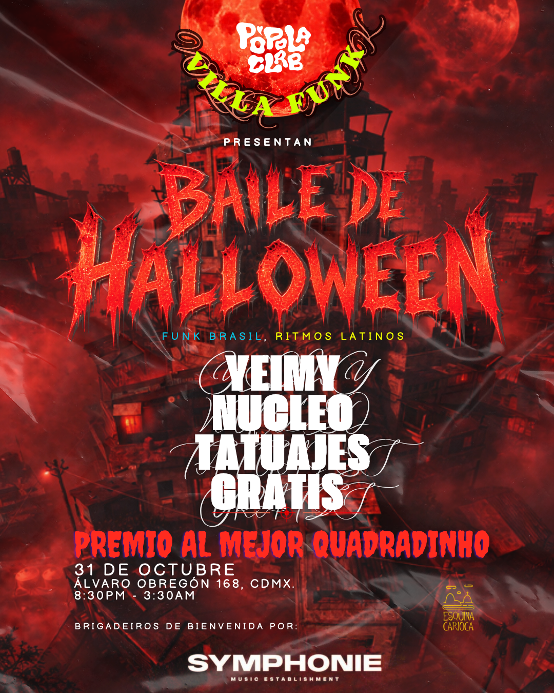 VILLA FUNK Y POPOLACLAB PRESENTAN: BAILE DE HALLOWEEN
