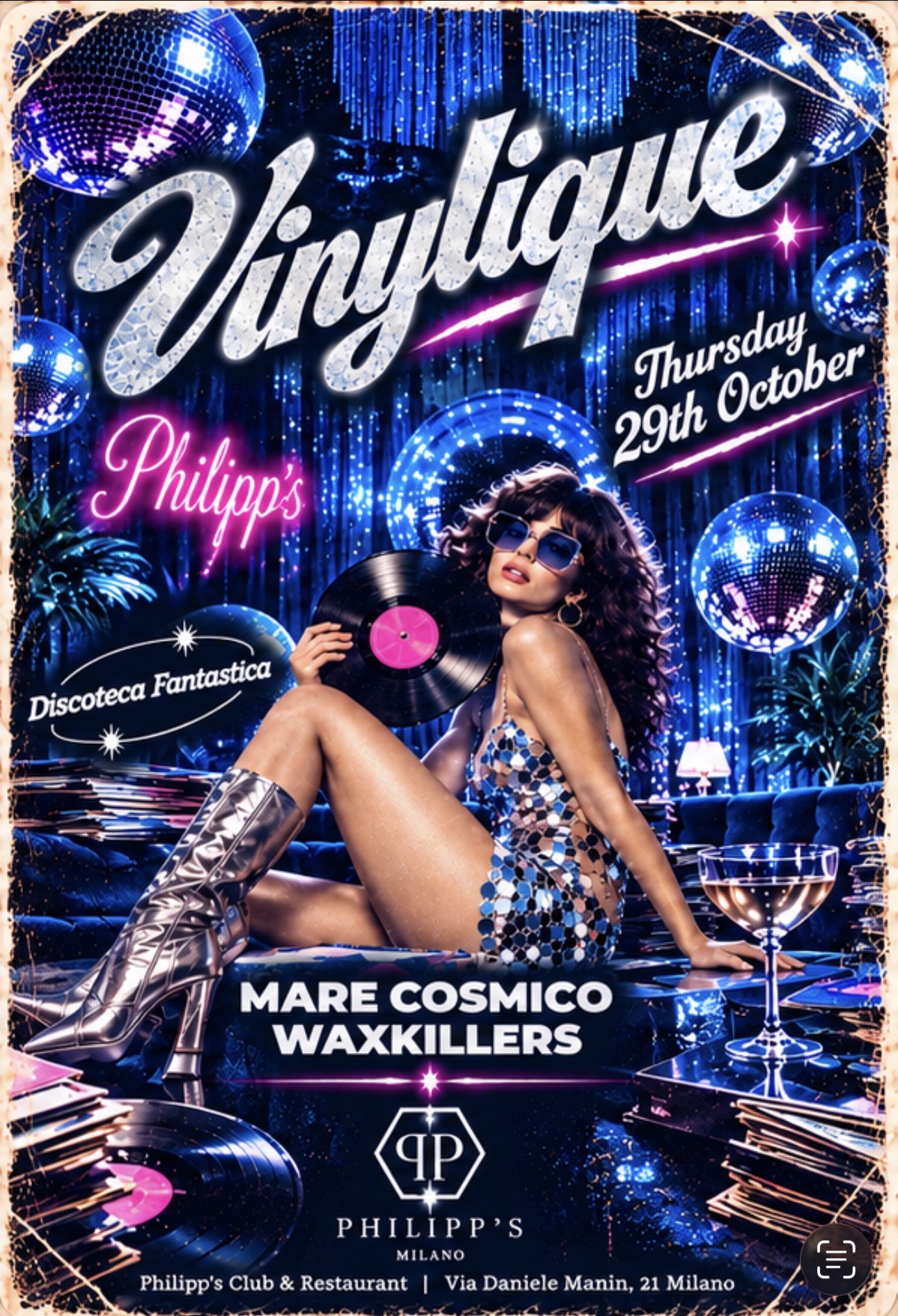 VINYLIQUE - All Vinyl Night at Philipp's Milano