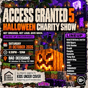 Access granted 5 Halloween charity show