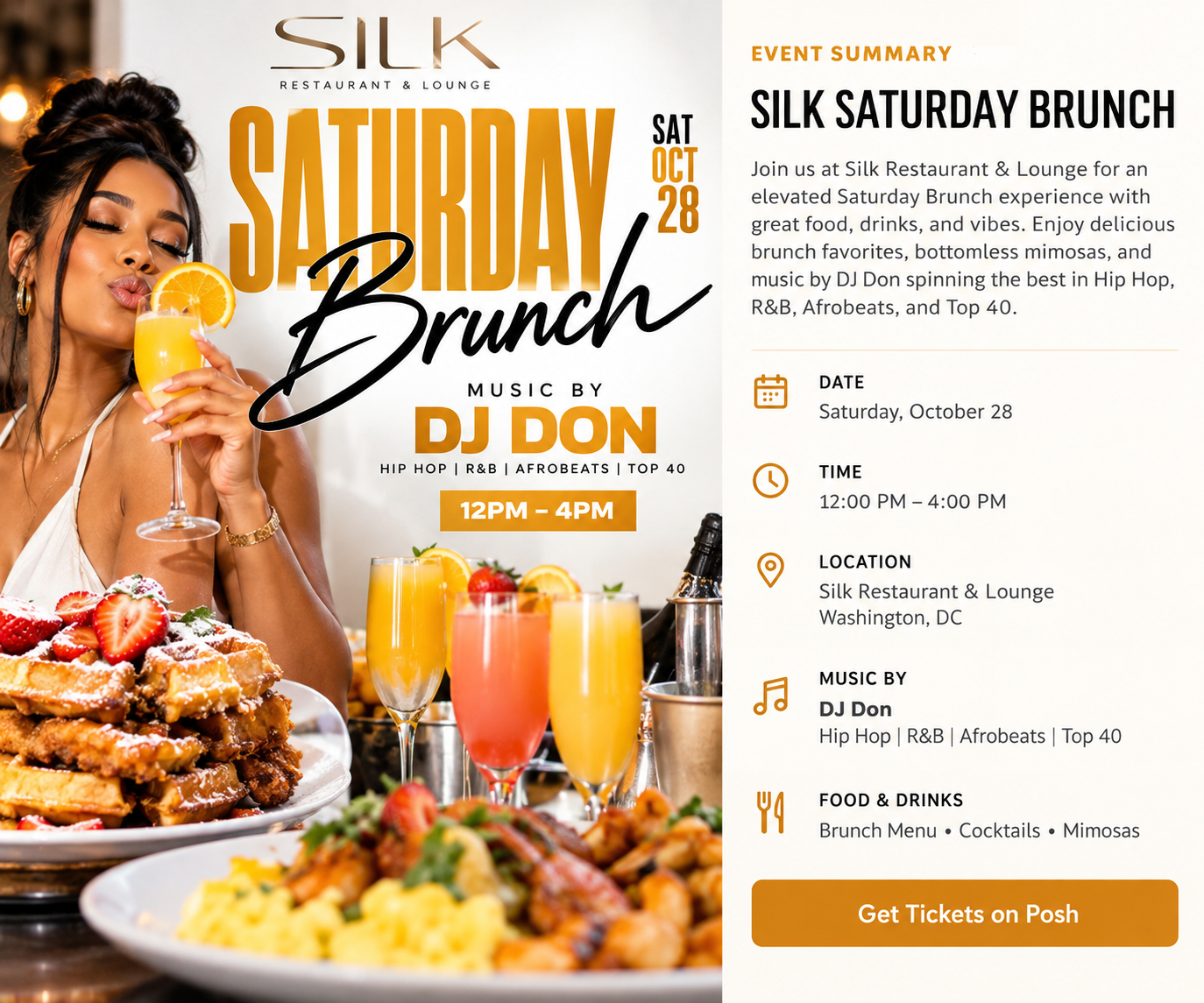 SILK SATURDAYS BRUNCH