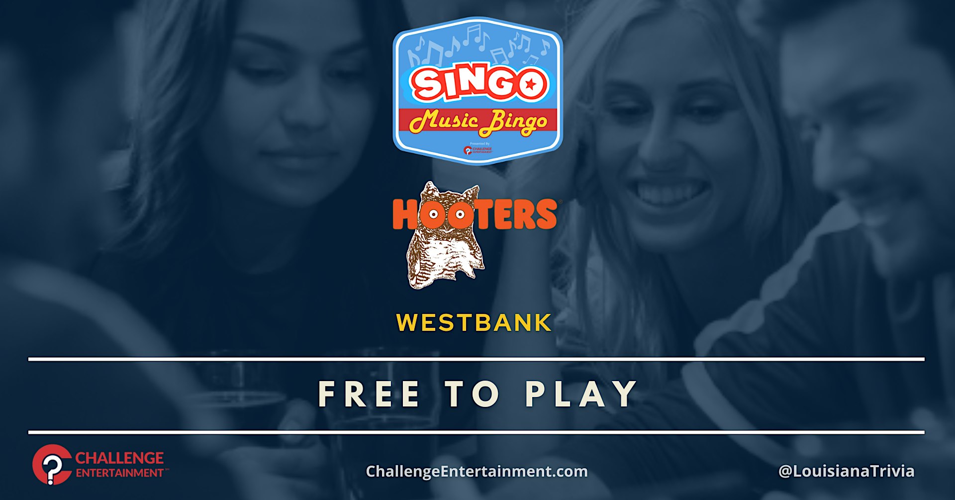 Weekly SINGO Music Bingo Nights at Hooters - Westbank