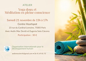 Yoga doux et méditation en pleine conscience à Paris 5e