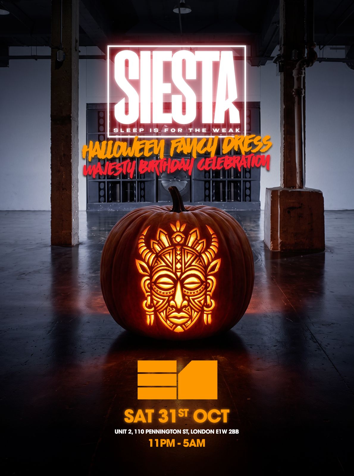 Siesta presents - Majesty's Birthday (Halloween Fancy Dress Party)