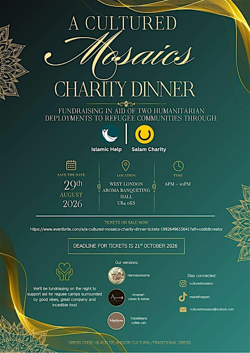 A Cultured Mosaics Charity Dinner