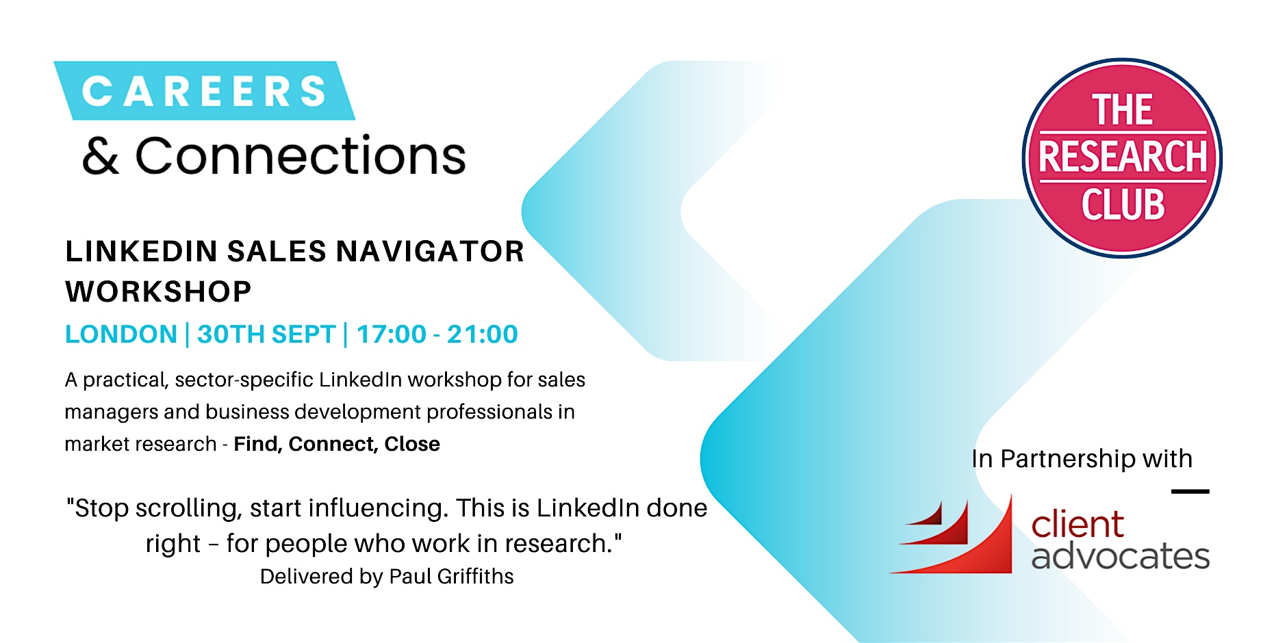 London | Careers & Connections: LinkedIn Sales Navigator Workshop