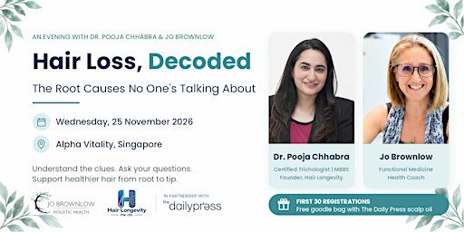 Hair Loss, Decoded - The root causes no one's talking about