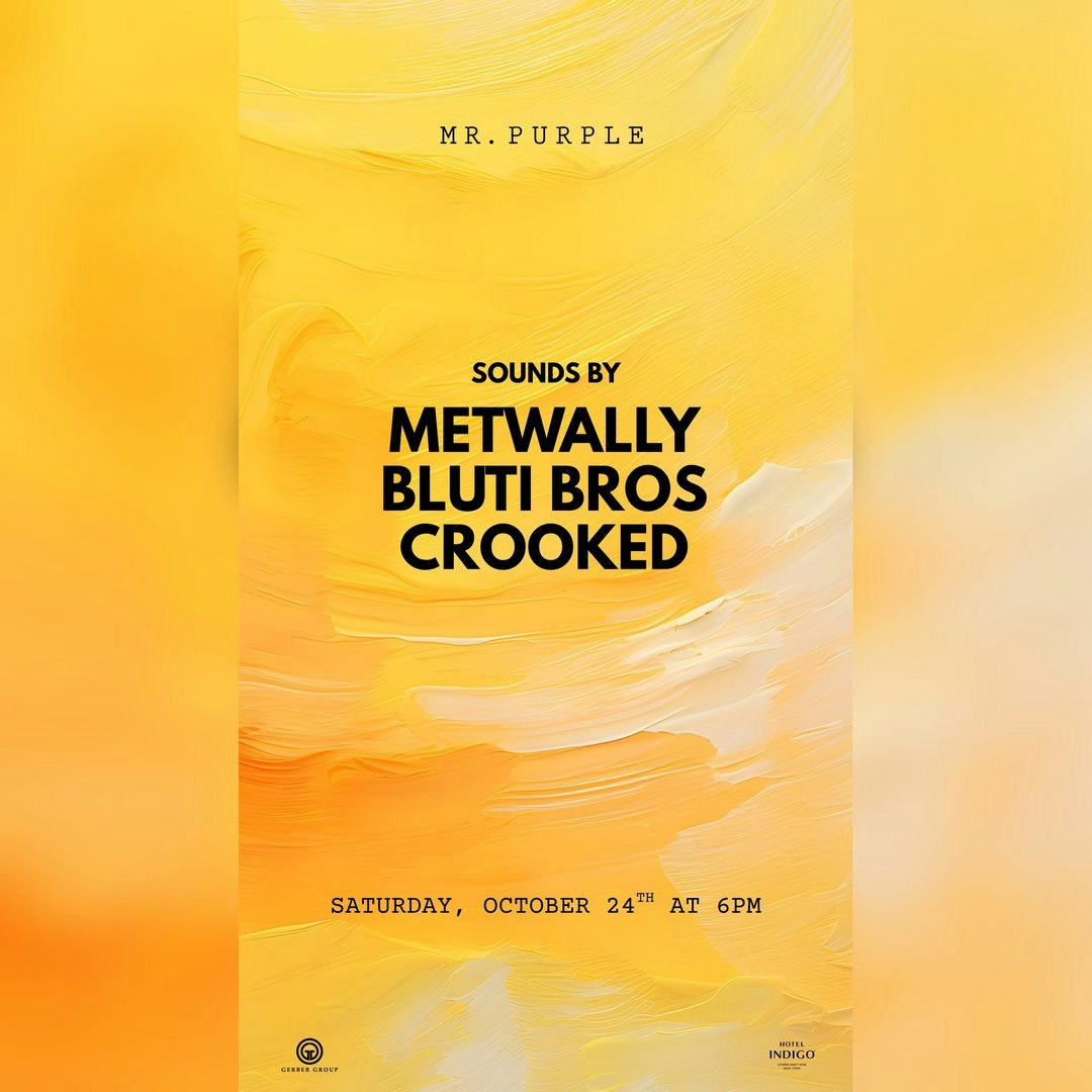 Metwally x Mr Purple Rooftop: This Sat
