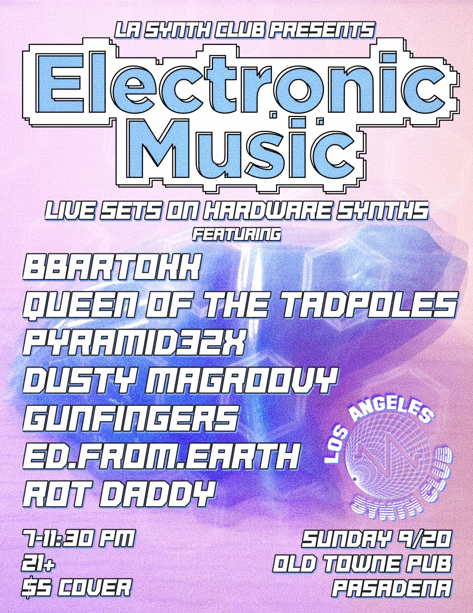 LA Synth Club presents Electronic Music