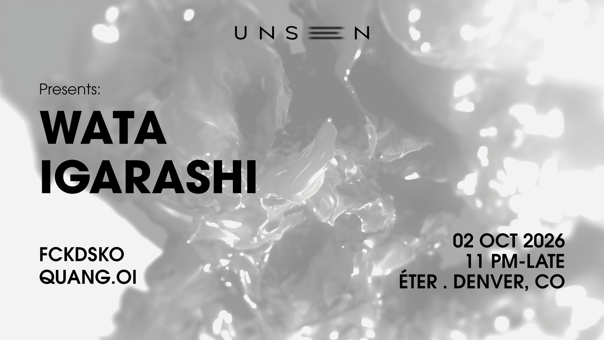 UNSEEN presents: Wata Igarashi