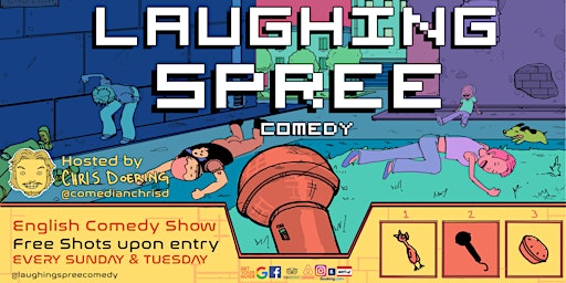 Laughing Spree: English Comedy on a BOAT (FREE SHOTS) 20.09.