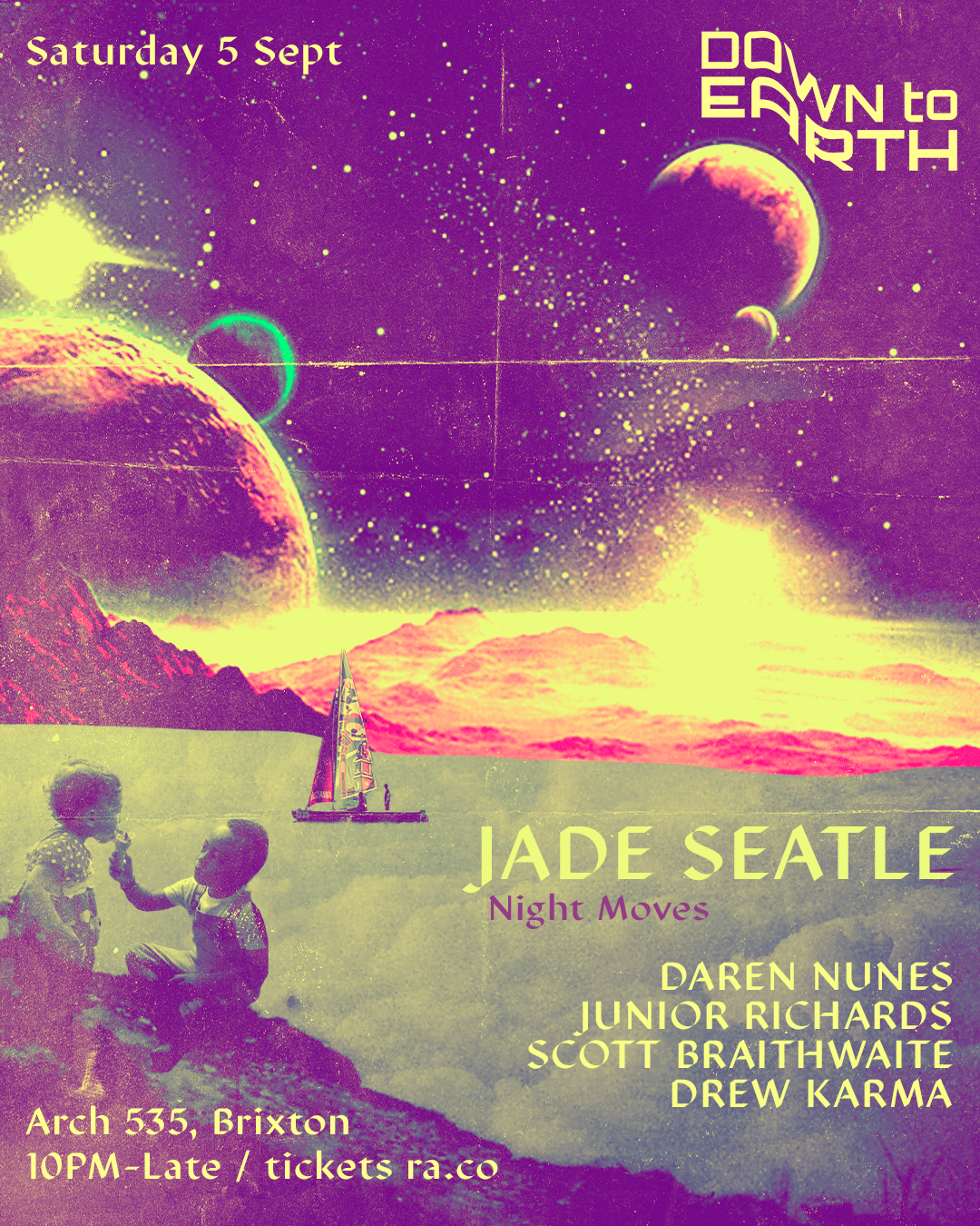 Down To Earth w Jade Seatle (Night Moves)