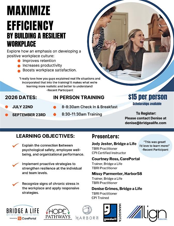 September Maximize Efficiency by Building a Resilient Workplace