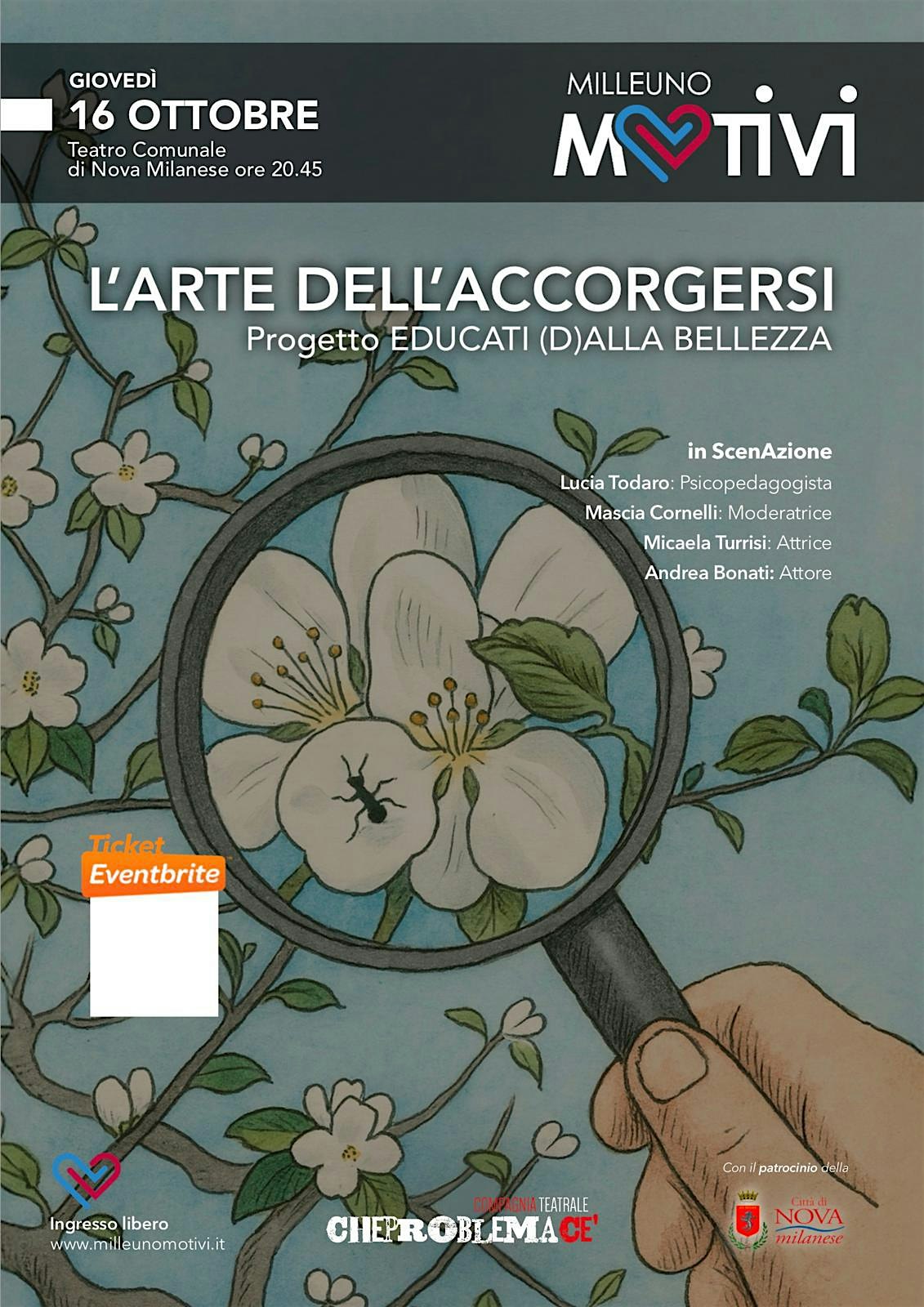 L'ARTE DI ACCORGERSI - progetto Educati (d)alla bellezza
