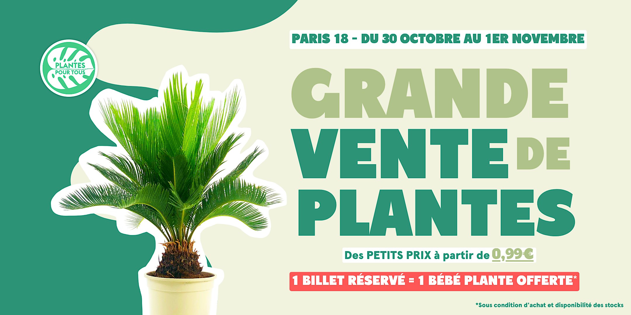 Grande Vente de Plantes - Paris 18