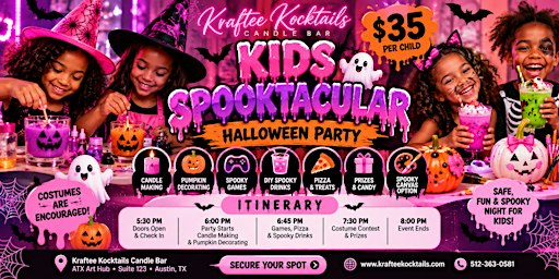 Kids Halloween Spooktacular | Pumpkin Candle Making & Pizza Party