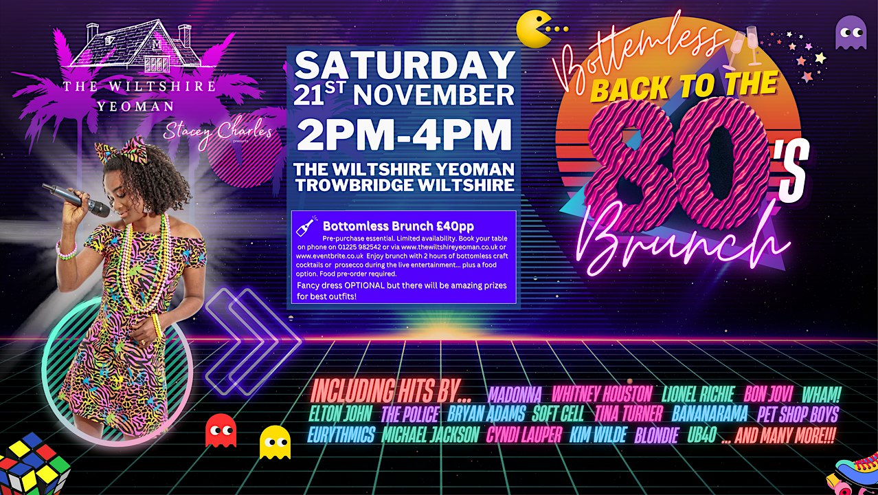Back to the 80's  Bottomless Brunch