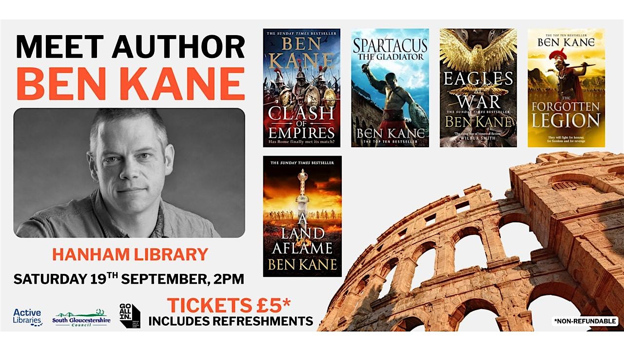 Bestselling historical author Ben Kane | Hanham Library