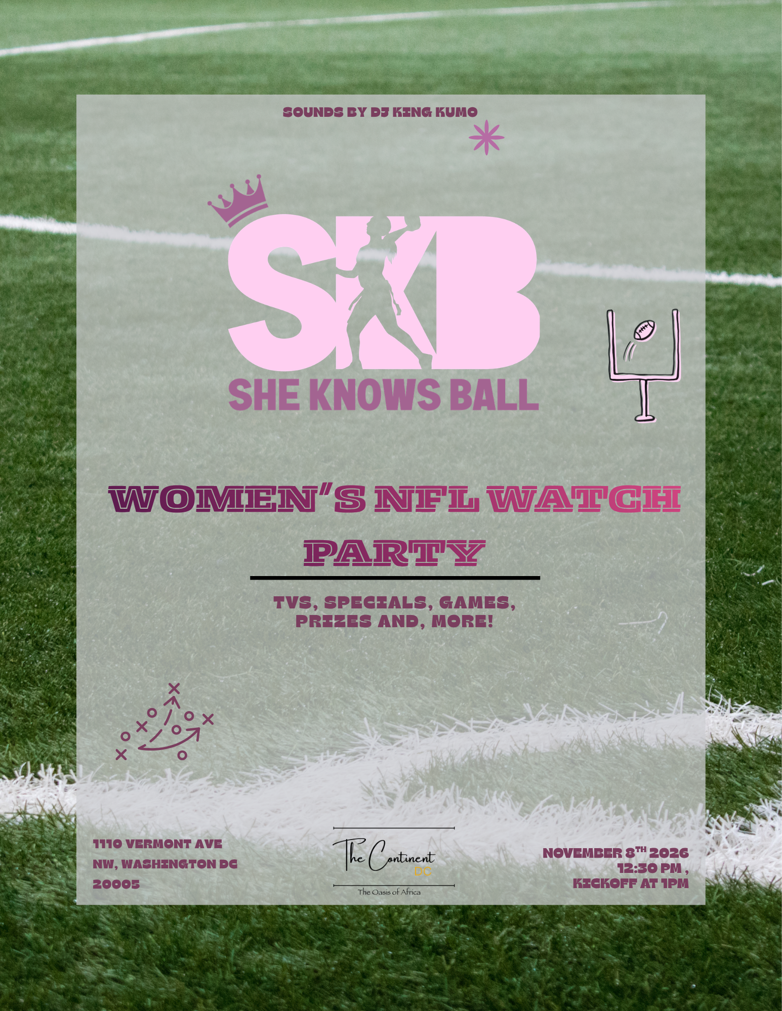 She Knows Ball: Womens NFL Watch Party