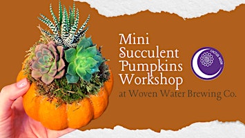 Succulent Pumpkins Workshop at Woven Water Brewing Co.