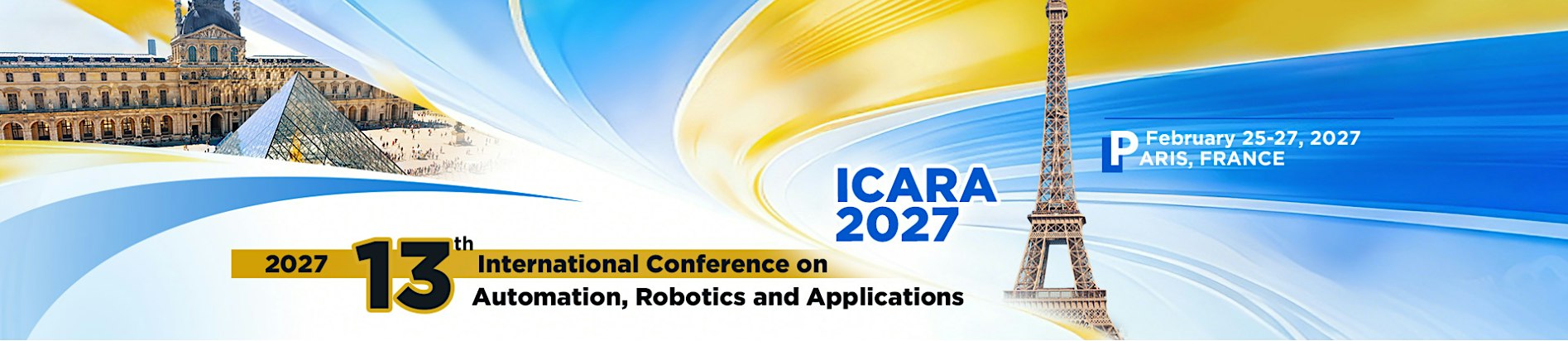 The 13th International Conference on Automation, Robotics and Applications