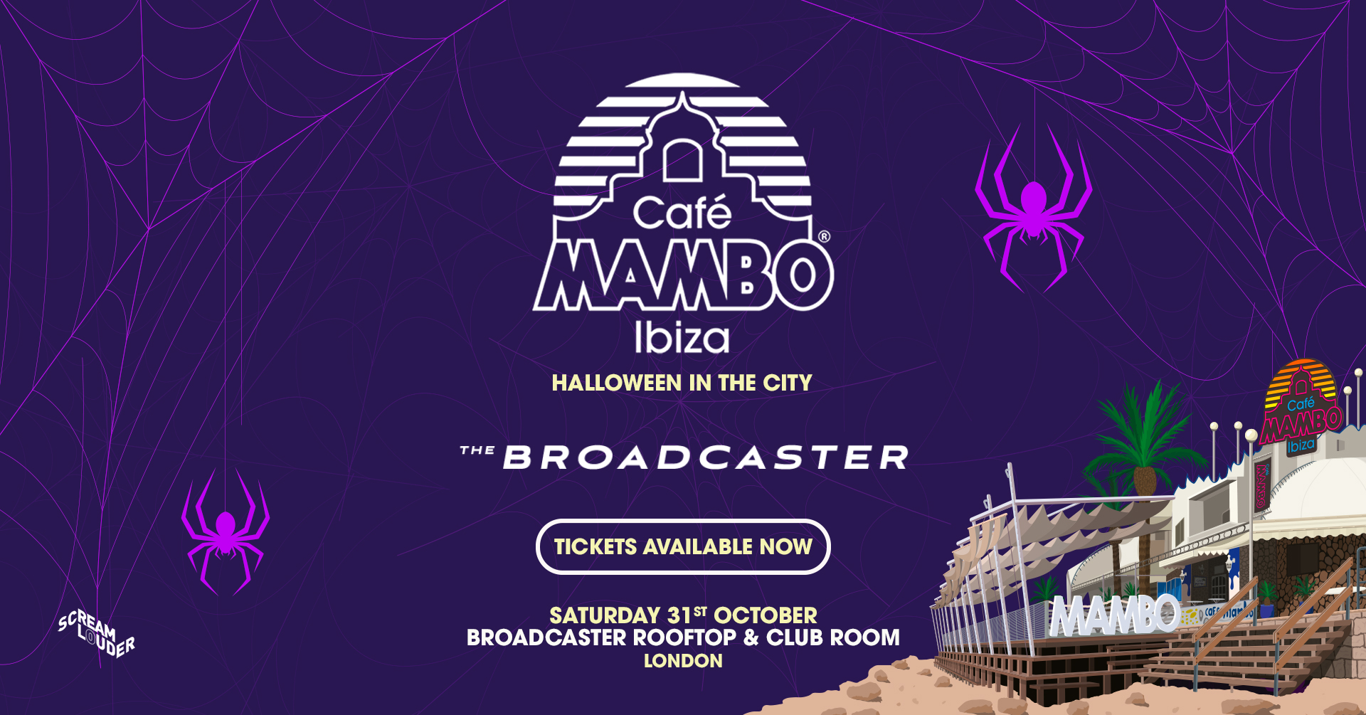 Cafe Mambo Ibiza Halloween Rooftop Party