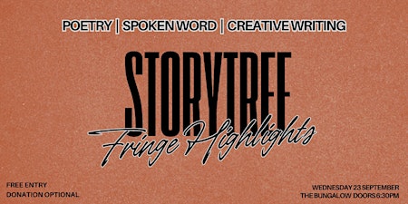 StoryTree Fringe Highlights | Poetry Show