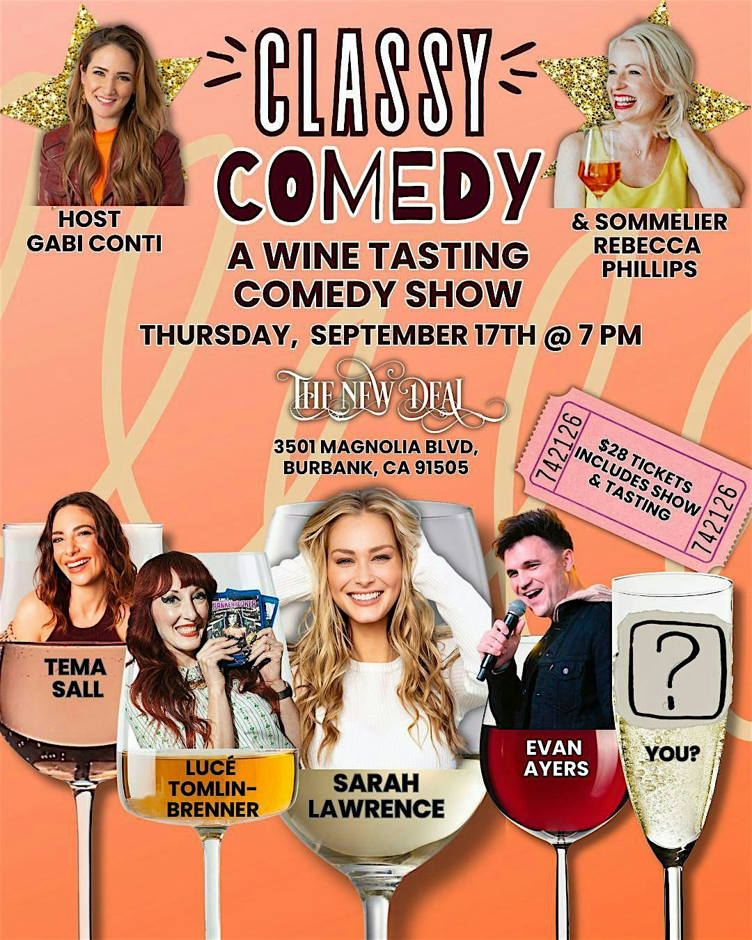 Classy Comedy: A Wine Tasting Comedy Show!