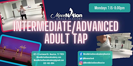 Adult Intermediate/Advanced Tap
