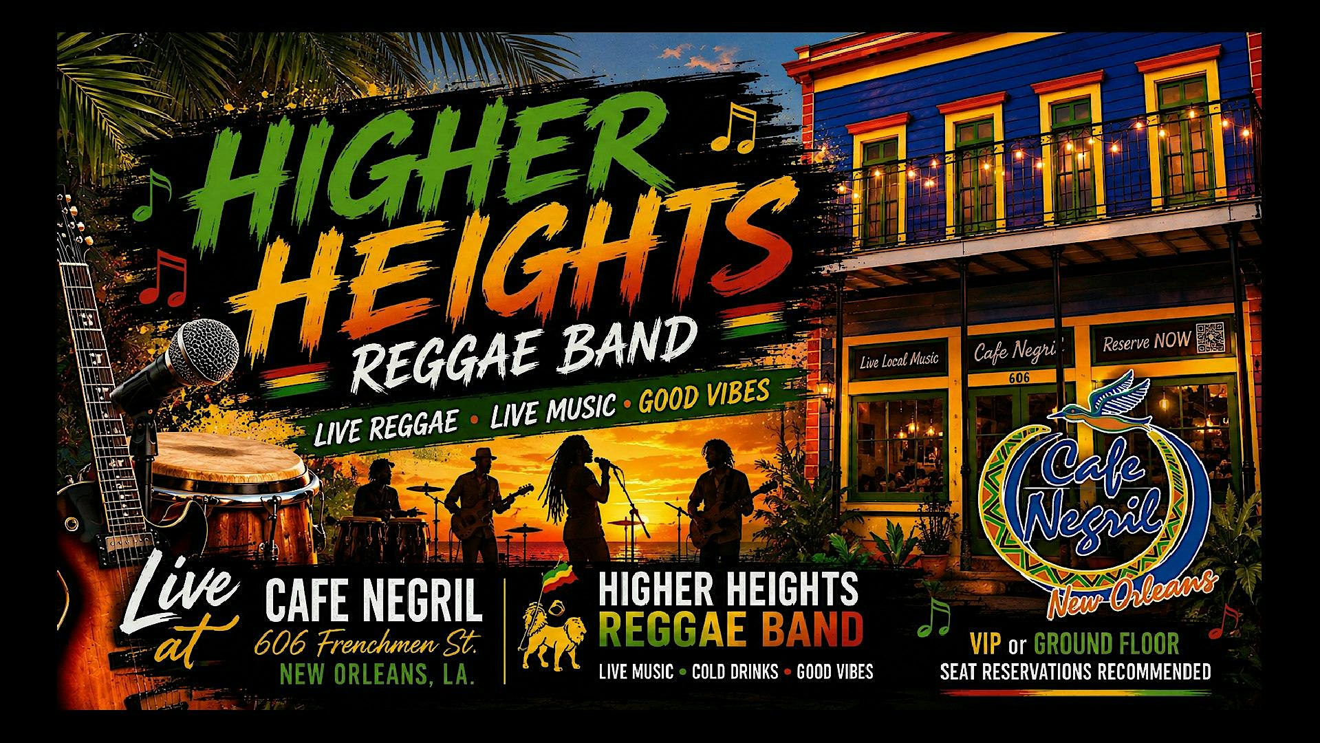 Higher Heights Reggae & R&B LIVE
