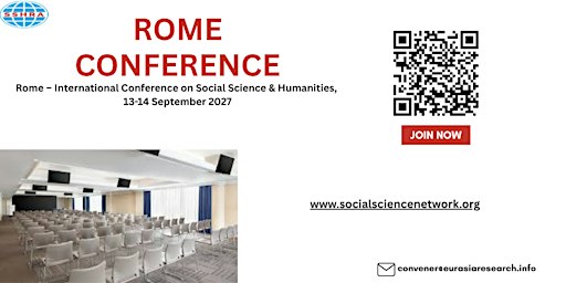 Rome –International Conf on Social Science & Humanities13-14 September 2027
