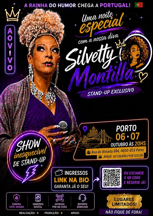 Silvetty Montilla no Porto | Stand-Up Comedy | 07 de Outubro