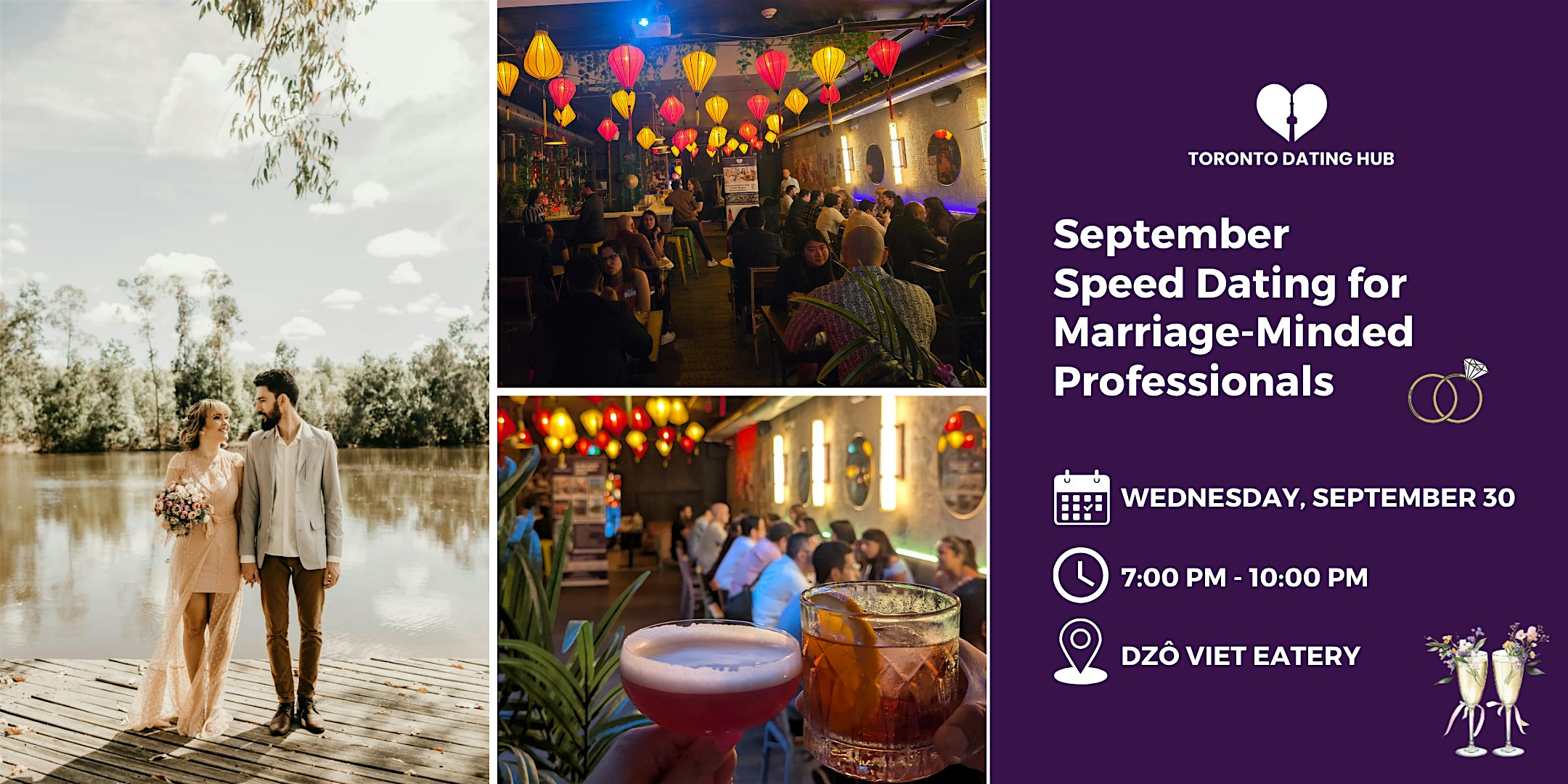 Toronto Dating Hub September Speed Dating for Marriage-Minded Professionals