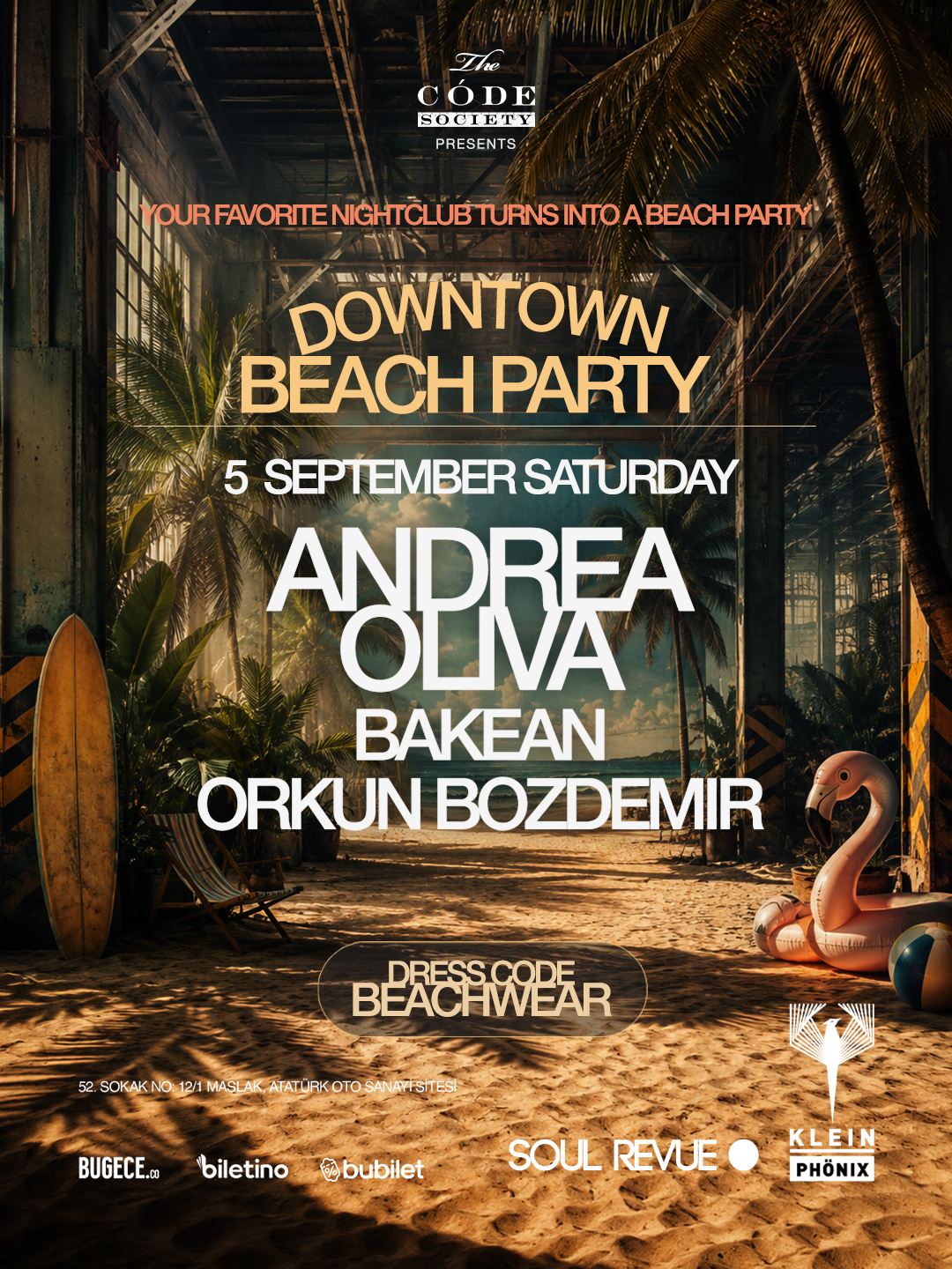 Downtown Beach Party / Andrea Oliva + Bakean + Orkun Bozdemir
