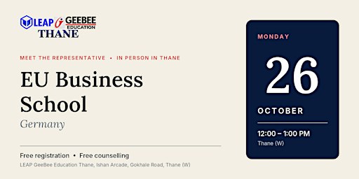 EU Business School, Germany is coming to Thane