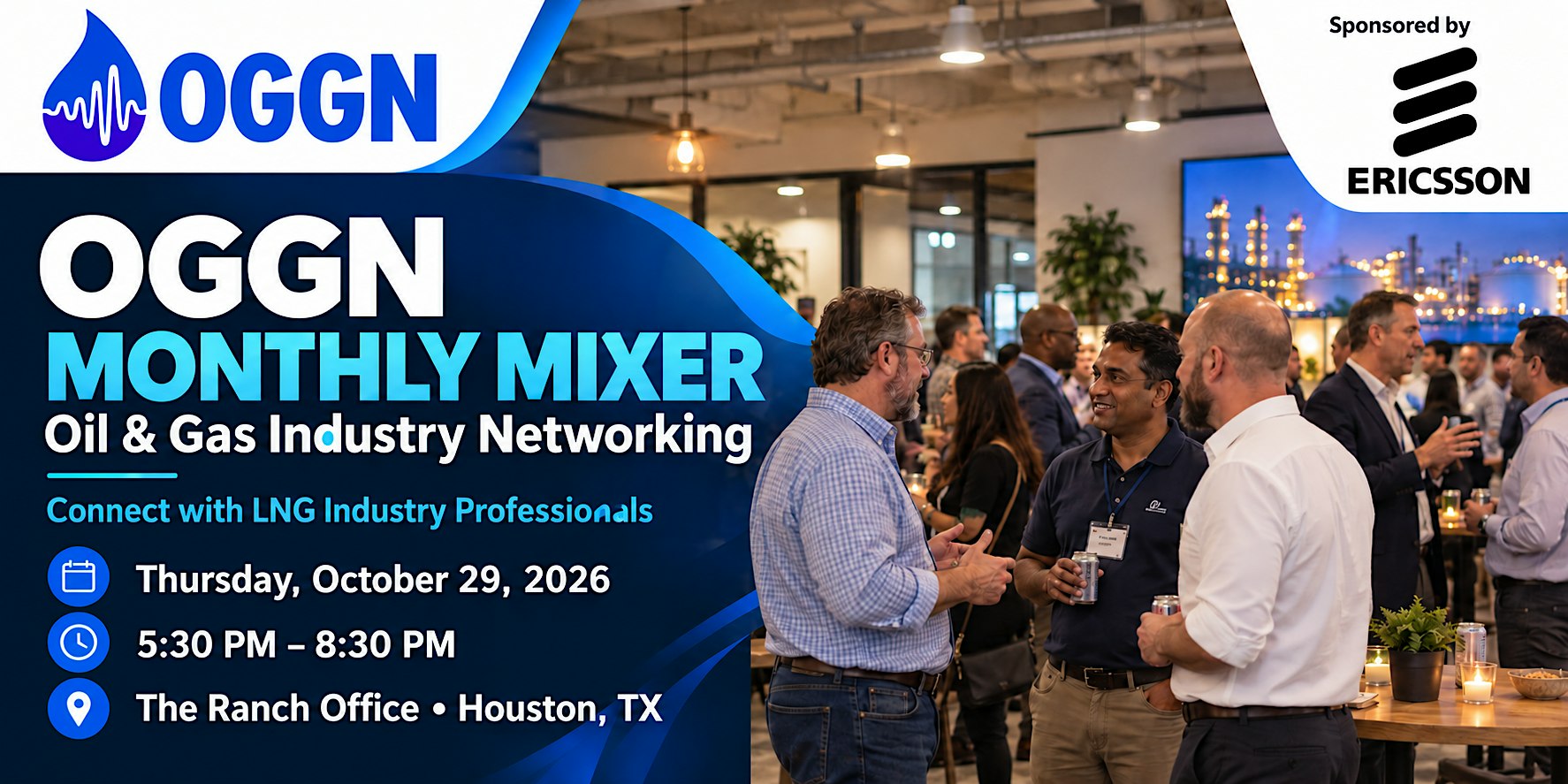 OGGN Monthly Mixer for The Oil and Gas Industry  ~ October 29 , 2026