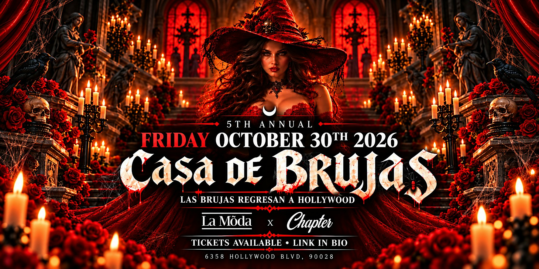 Casa de Brujas: Halloween Costume Party Los Angeles | Chapter Hollywood