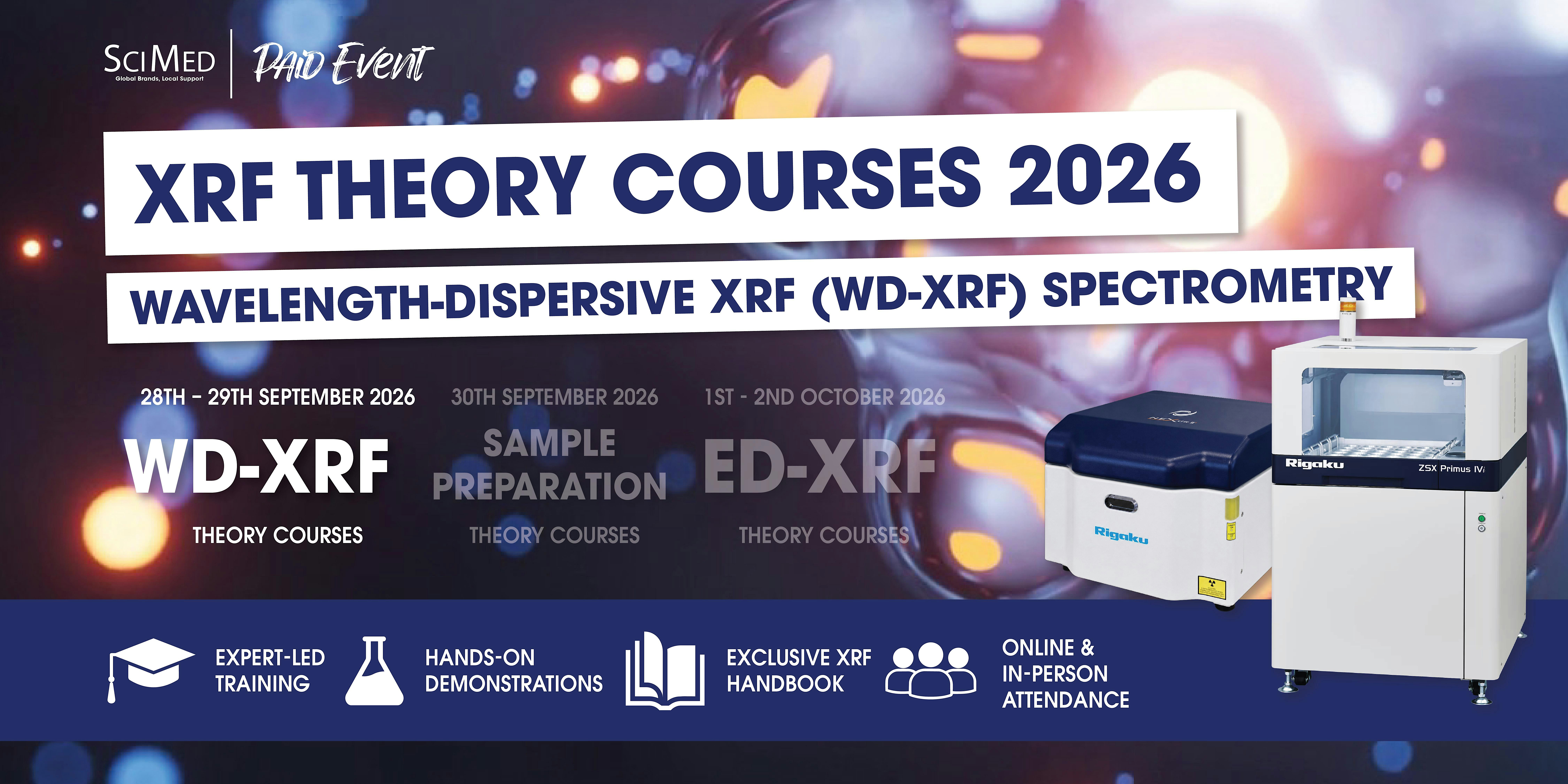 Wavelength-Dispersive XRF (WDXRF) Spectrometry Course (2 Day)