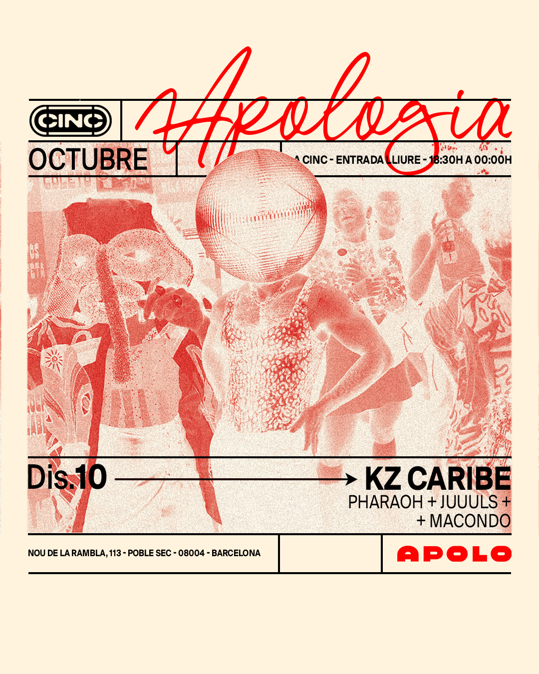 Apologia X Kz Caribe: Pharaoh + Juuuls + Macondo