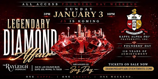 KAPPA ALPHA PSI♦️J5 DIAMOND AFFAIR: THE WORLD’S LARGEST FOUNDERS’ DAY