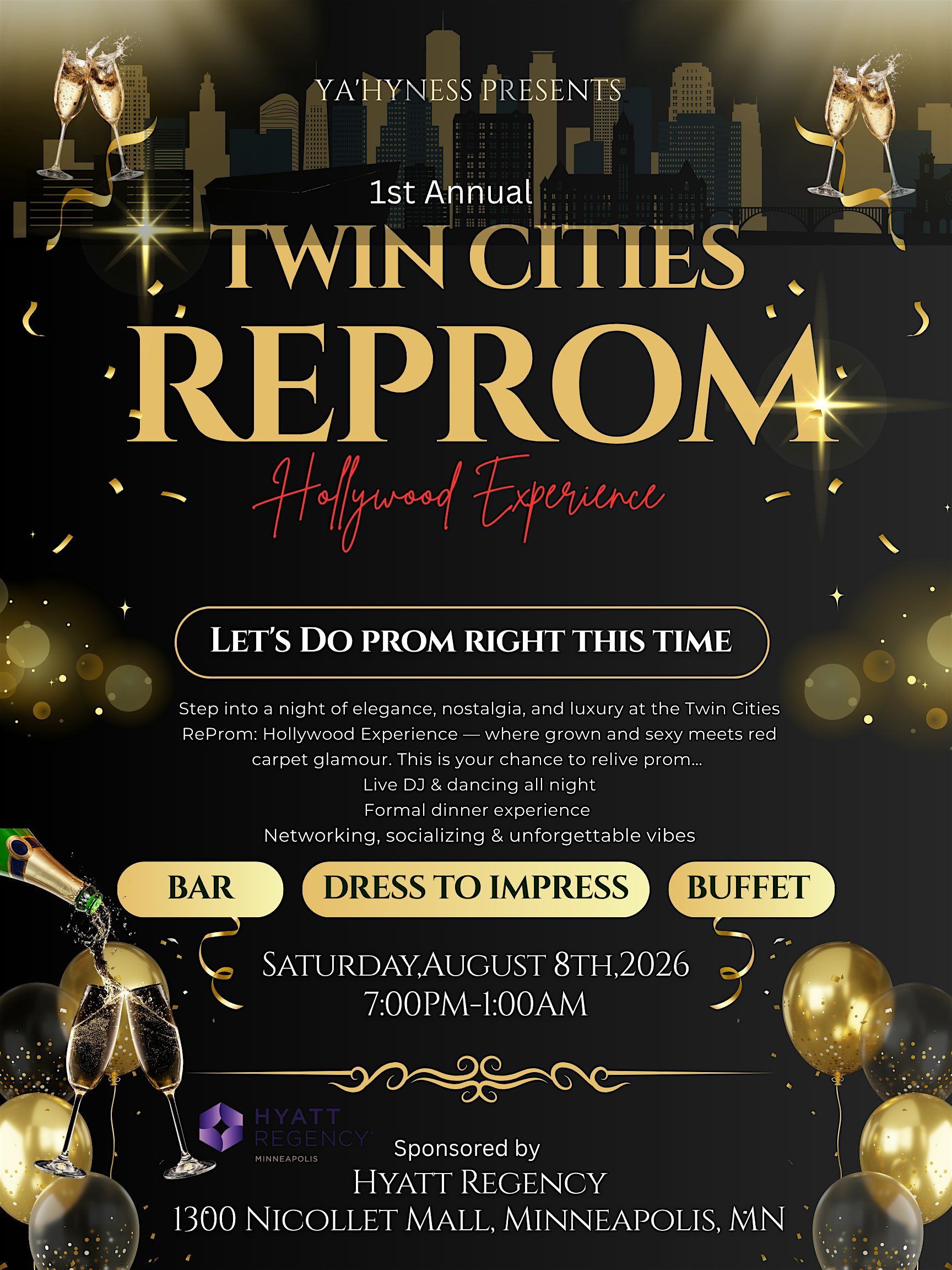 1st Annual Twin Cities ReProm Hollywood Experience