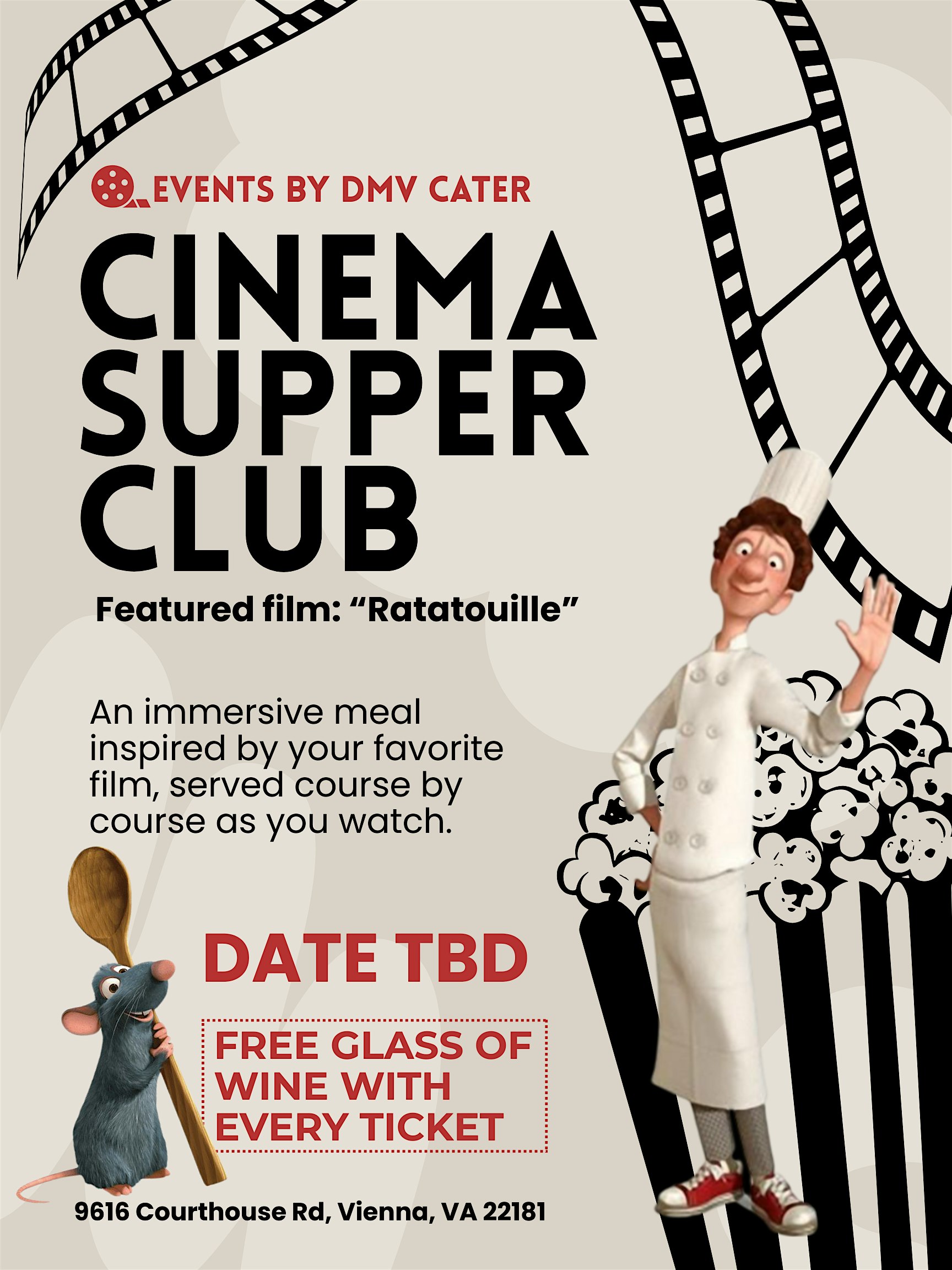 9/4 Cinema Supper Club: Ratatouille 6:45PM - 8:45PM