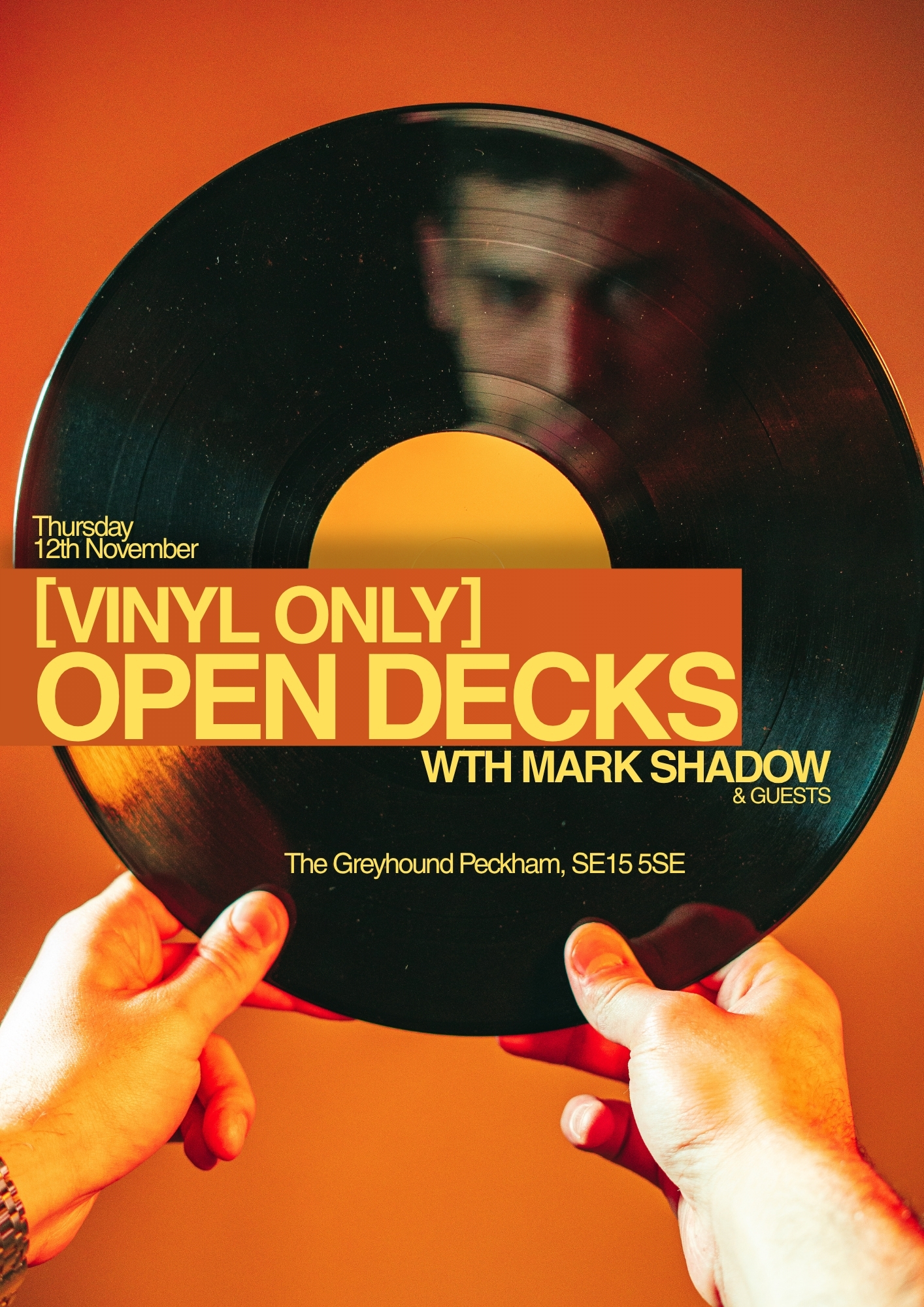 [Vinyl Only] Open Decks with Mark Shadow