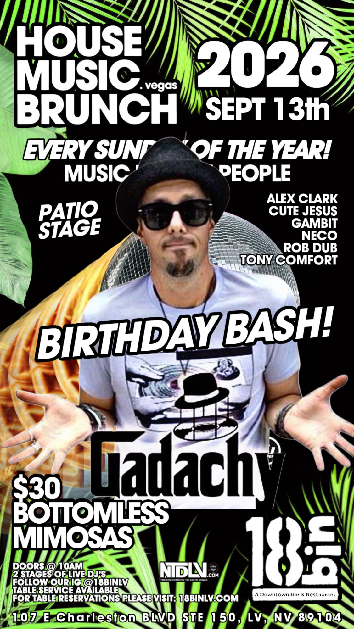 HOUSE MUSIC BRUNCH PARTY