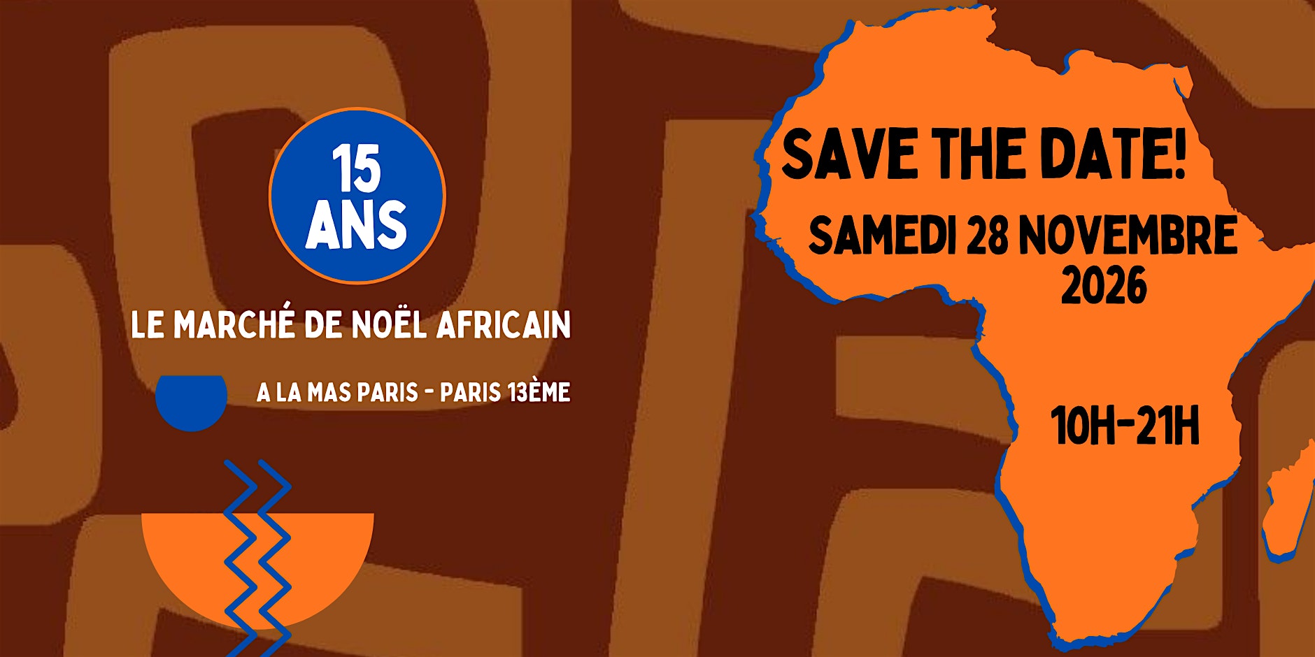 Les 15 ans du Marché de Noël Africain | Paris | Entrée gratuite