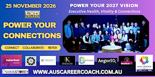 Power Your 2027 Vision: Executive Health, Vitality & Connections