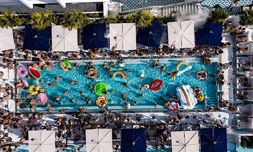 MOXY Pool Party -The Largest Pool Party in Miami