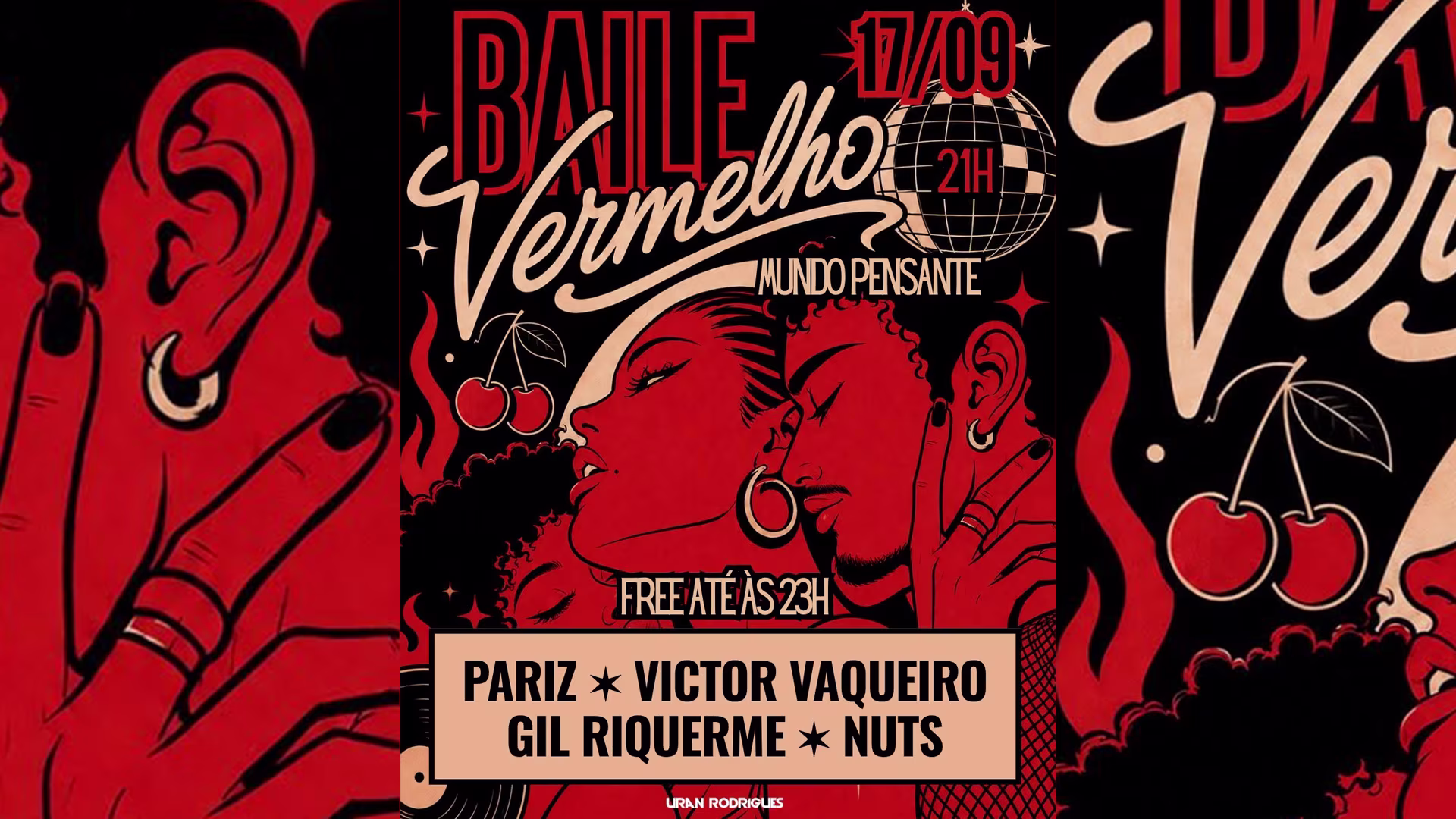 17/9 - Baile Vermelho 6a Edição No Mundo Pensante