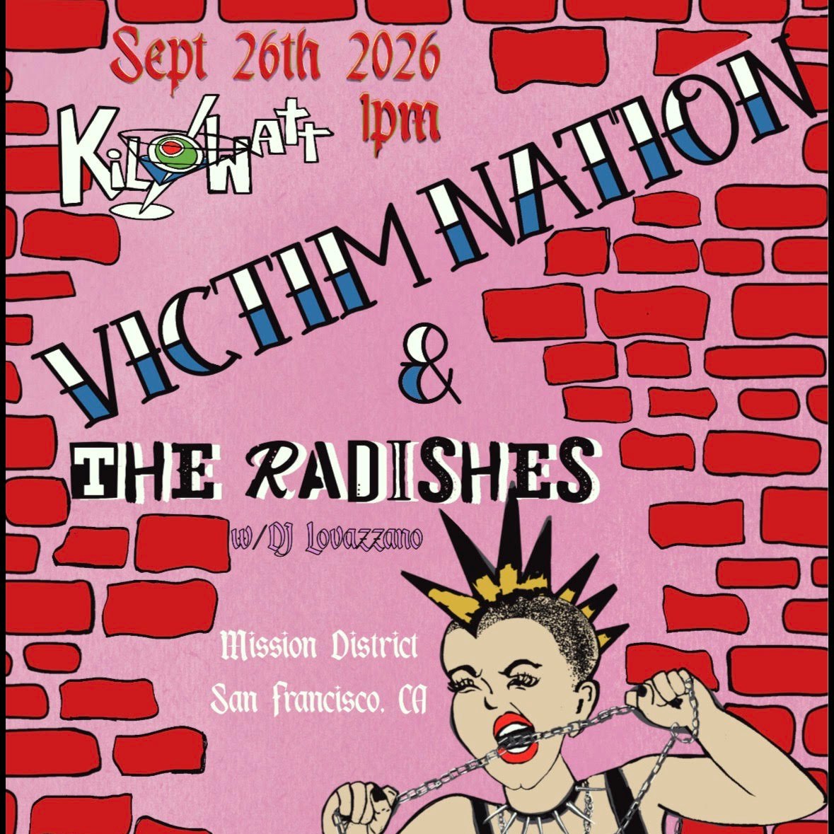 Victim Nation & The Radishes w/ DJ Lovazzano