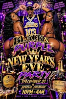 BLACK & PURPLE NEW YEARS EVE PARTY