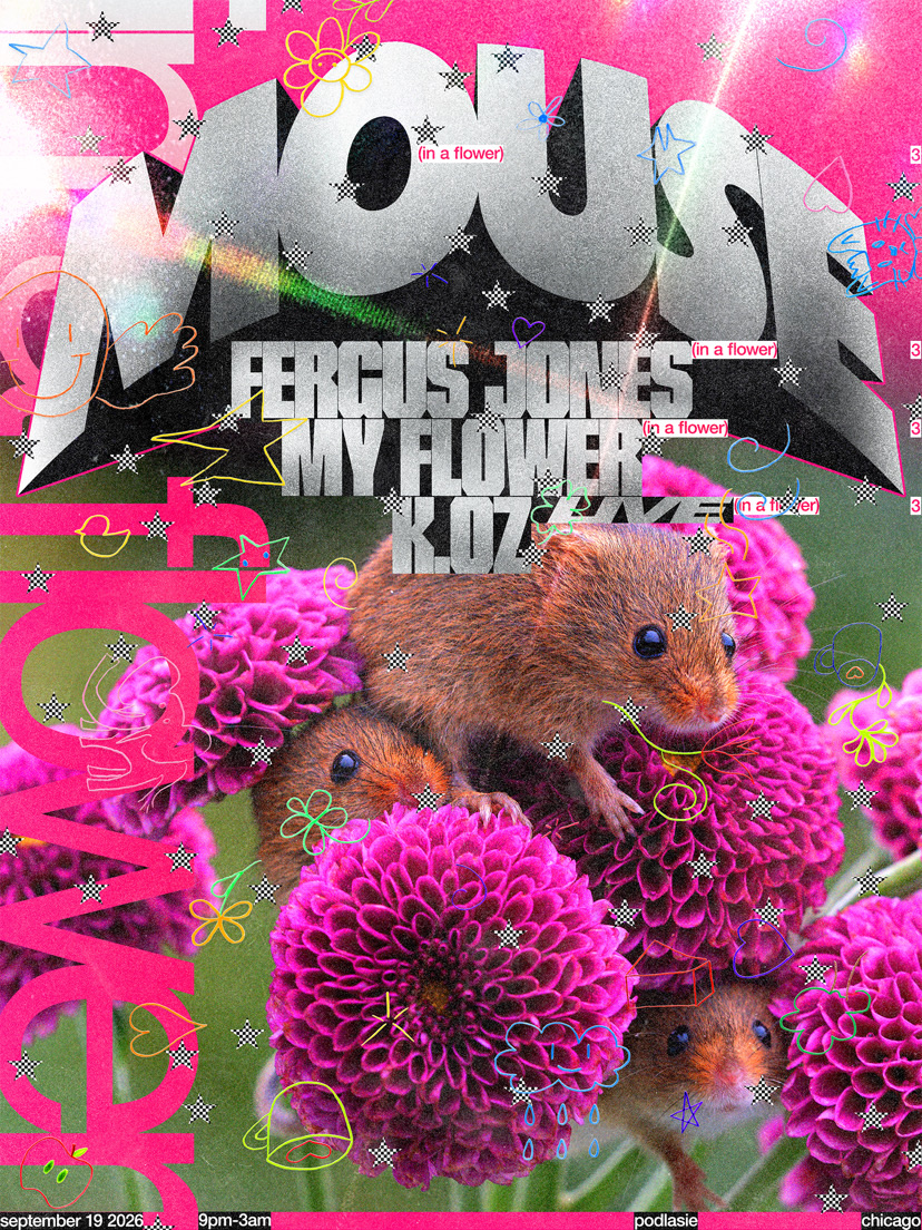Mouse in a Flower